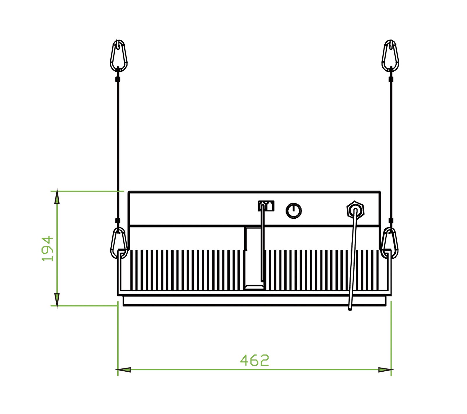 LED light installation detail